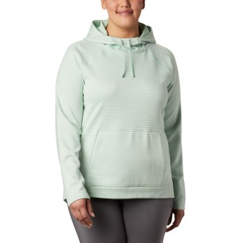 Columbia Bryce Canyon Plus Size, Sudaderas Con Capucha Verde Menta Rayas Para Mujer | 869502-RUO